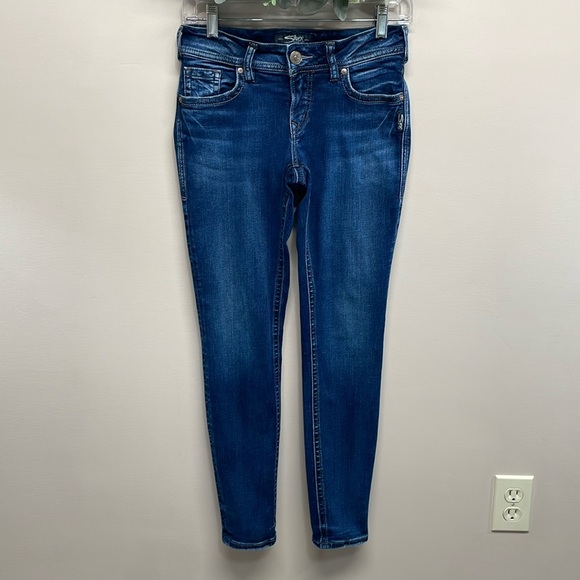 Silver Jeans Co Suki Super Skinny Denim Jeans 26 - Picture 1 of 16